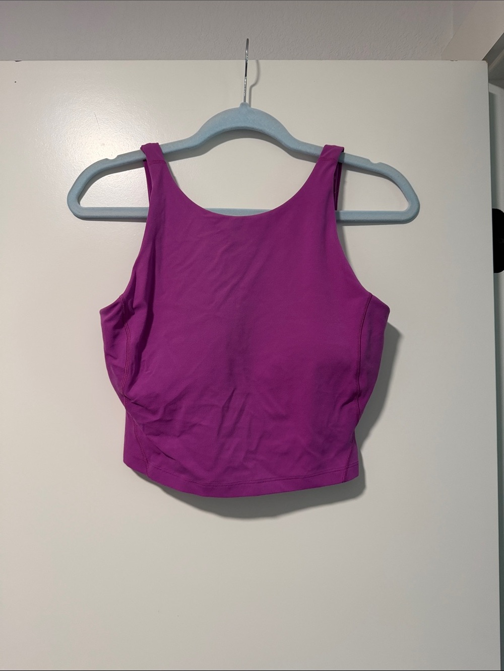 lululemon athletica Bright Magenta Cropped Sports Bra